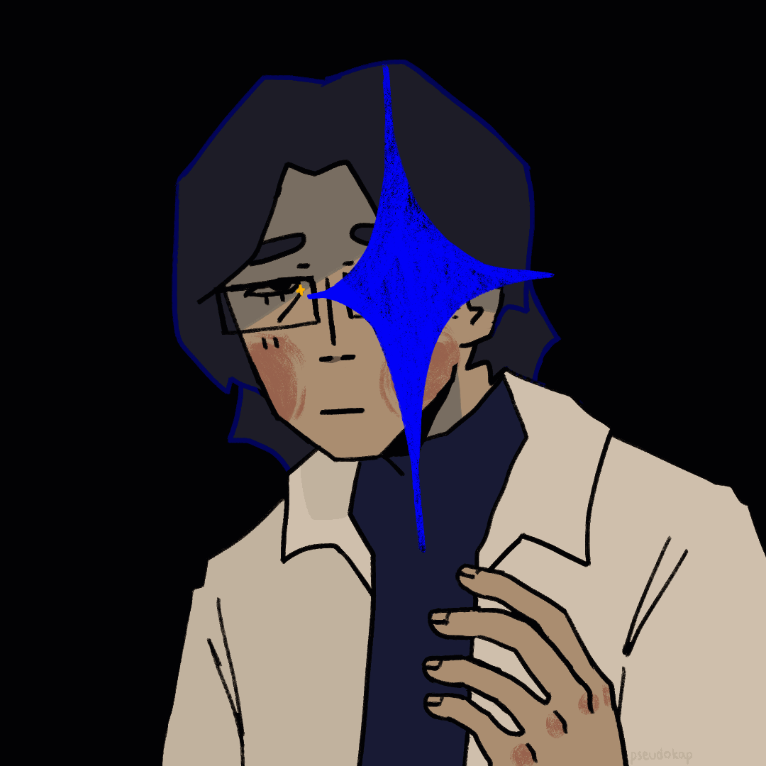 shiny man | simple bust animation | 27/8/22